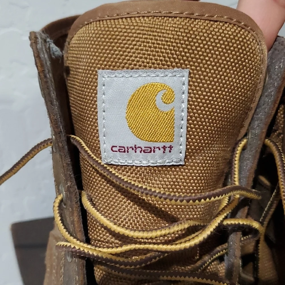 Carhartt Men's Brown and Tan Boots